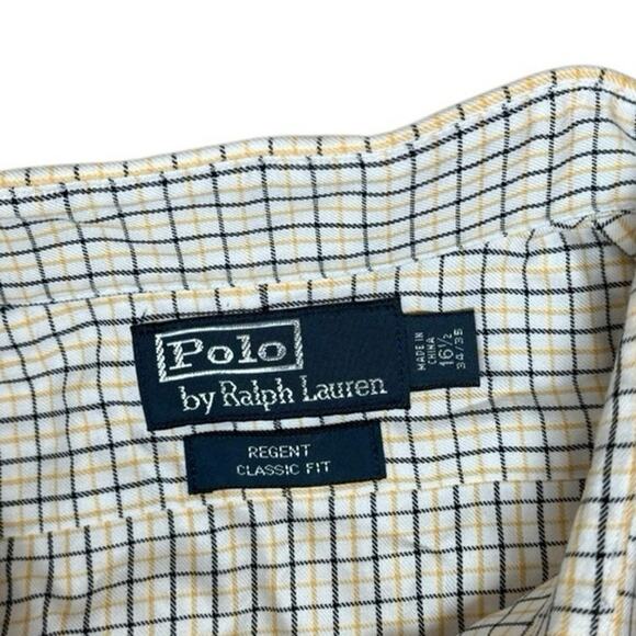 POLO by Ralph Lauren Regent Classic Fit Long-sleeve Shirt Size 16.5 - Picture 6 of 6